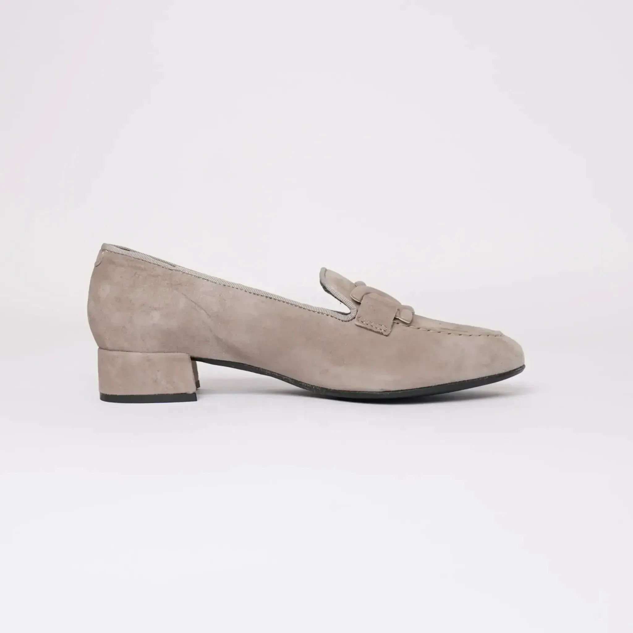 1405 Taupe Suede Loafers