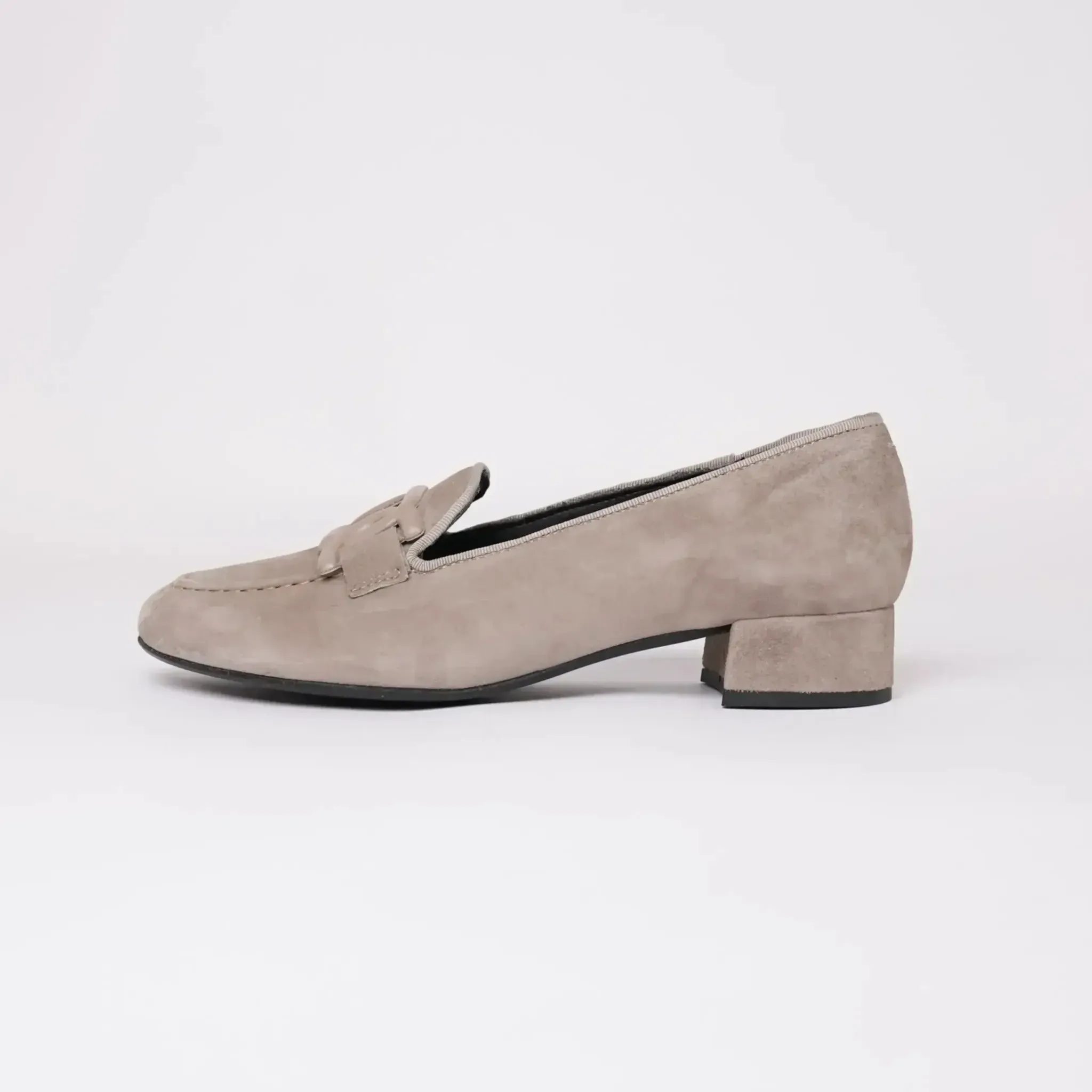 1405 Taupe Suede Loafers
