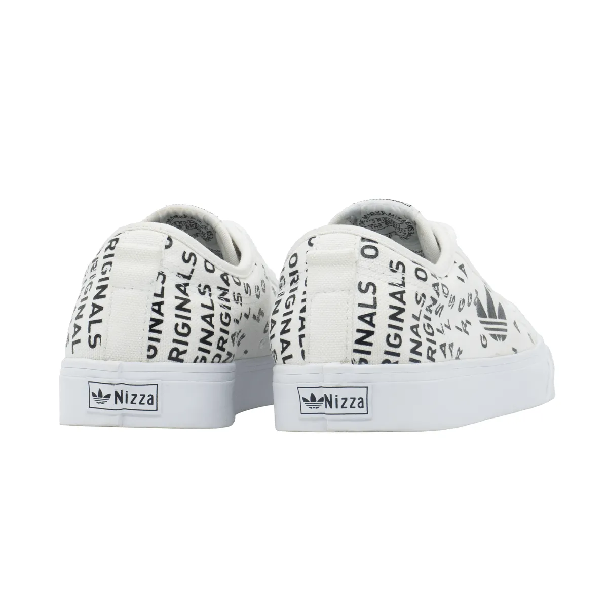 Adidas Nizza Trefoil Low-Top Sneakers Fabric White Colour For Women