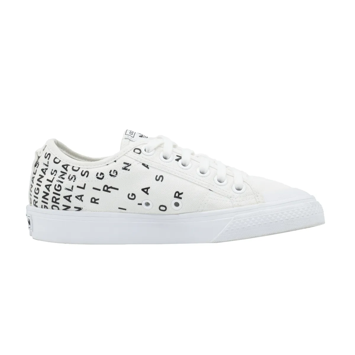 Adidas Nizza Trefoil Low-Top Sneakers Fabric White Colour For Women