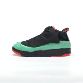 Air Jordan Dub Zero Sneakers Leather Black Color For Kids