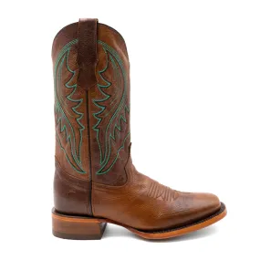 Beau Embroidered Square Toe Cowboy Boots