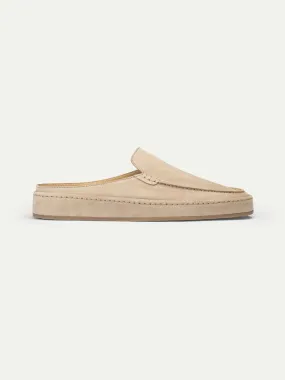 Beige Suede Celeste Calm Mule Loafers