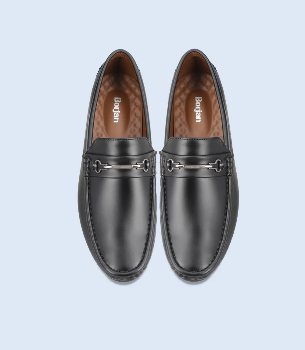 BM6680-BLACK-Men Loafer