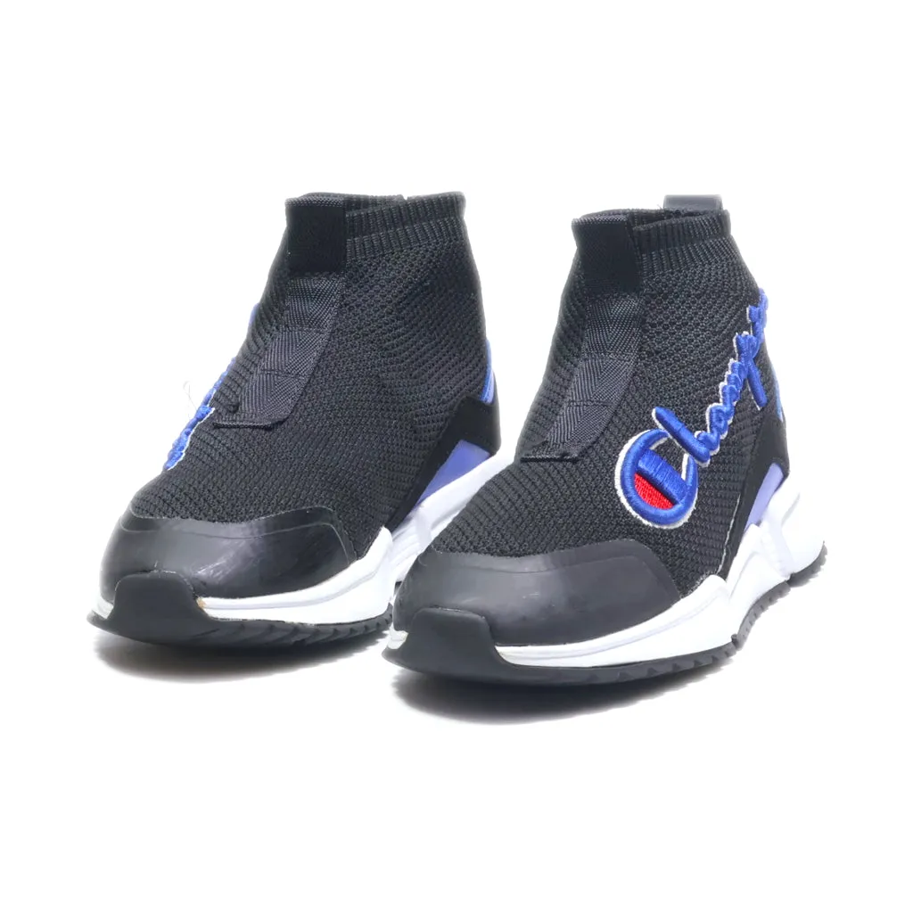 Champion Rally Future Sneakers Fabric Black Colour For Kids