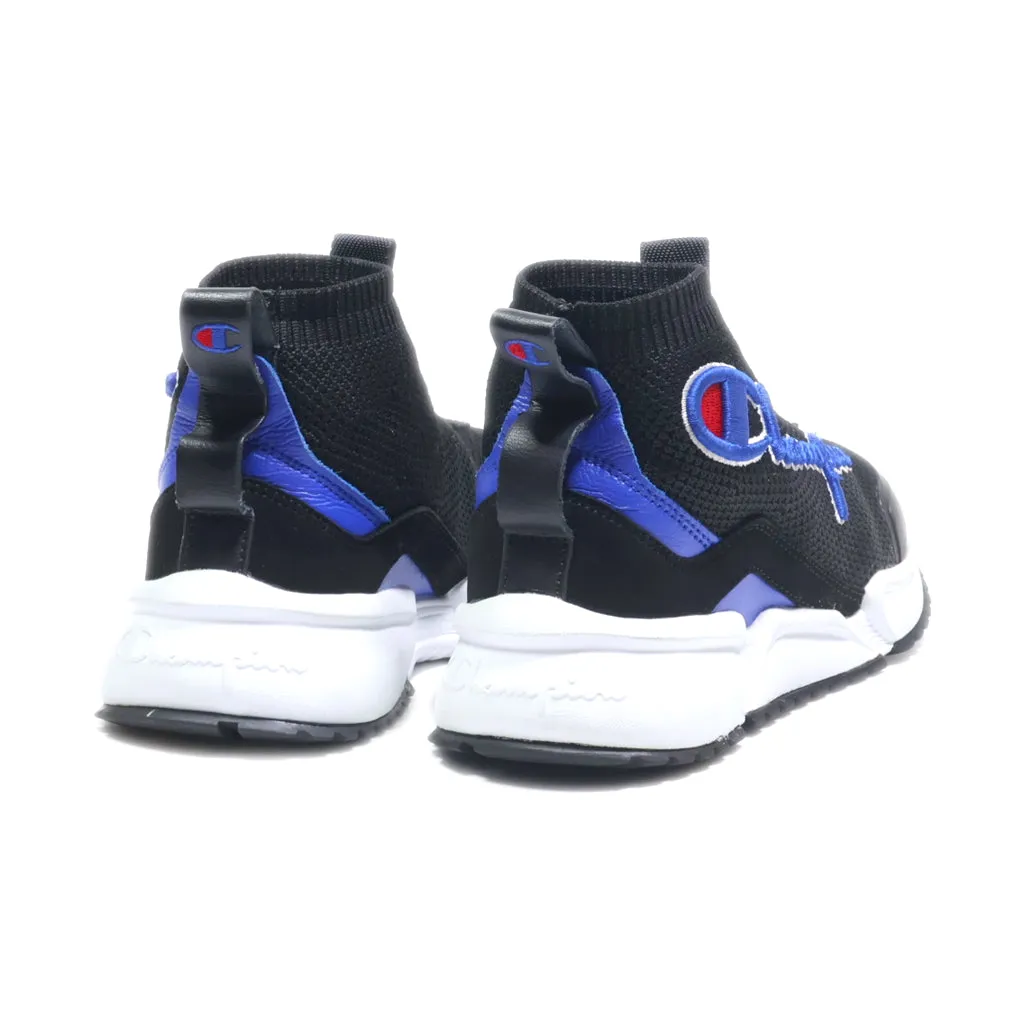 Champion Rally Future Sneakers Fabric Black Colour For Kids