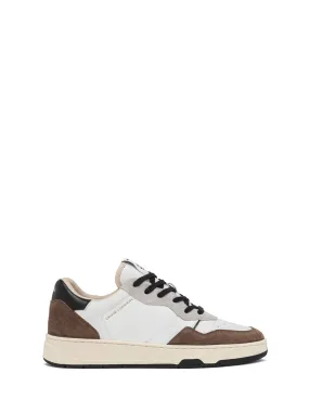 Crime Timeless Dark Coffee sneakers bianco e marrone
