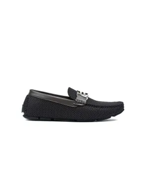 Double H Buckle Loafer Brown
