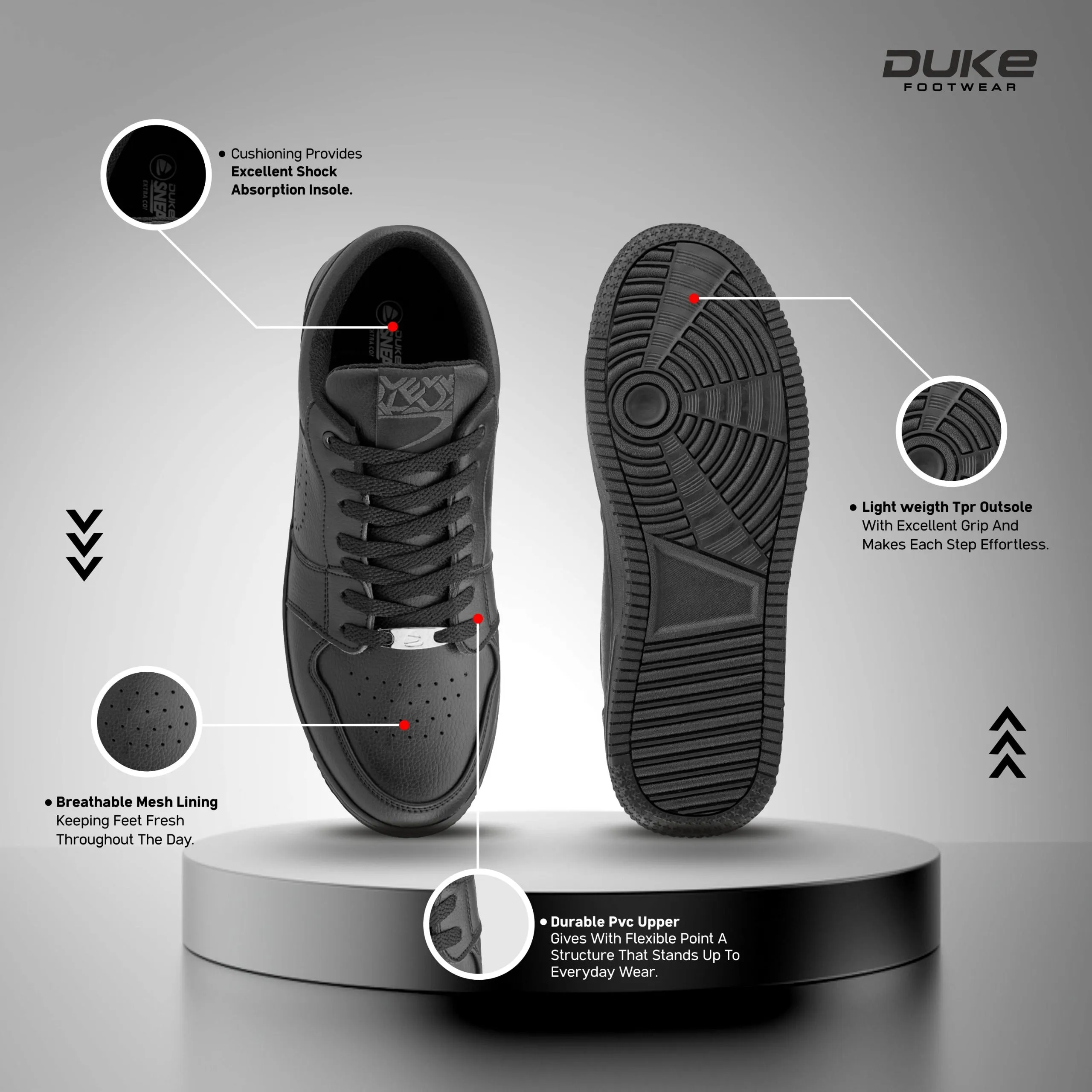 Duke Men Timeless Sneakers (FWOL2556)