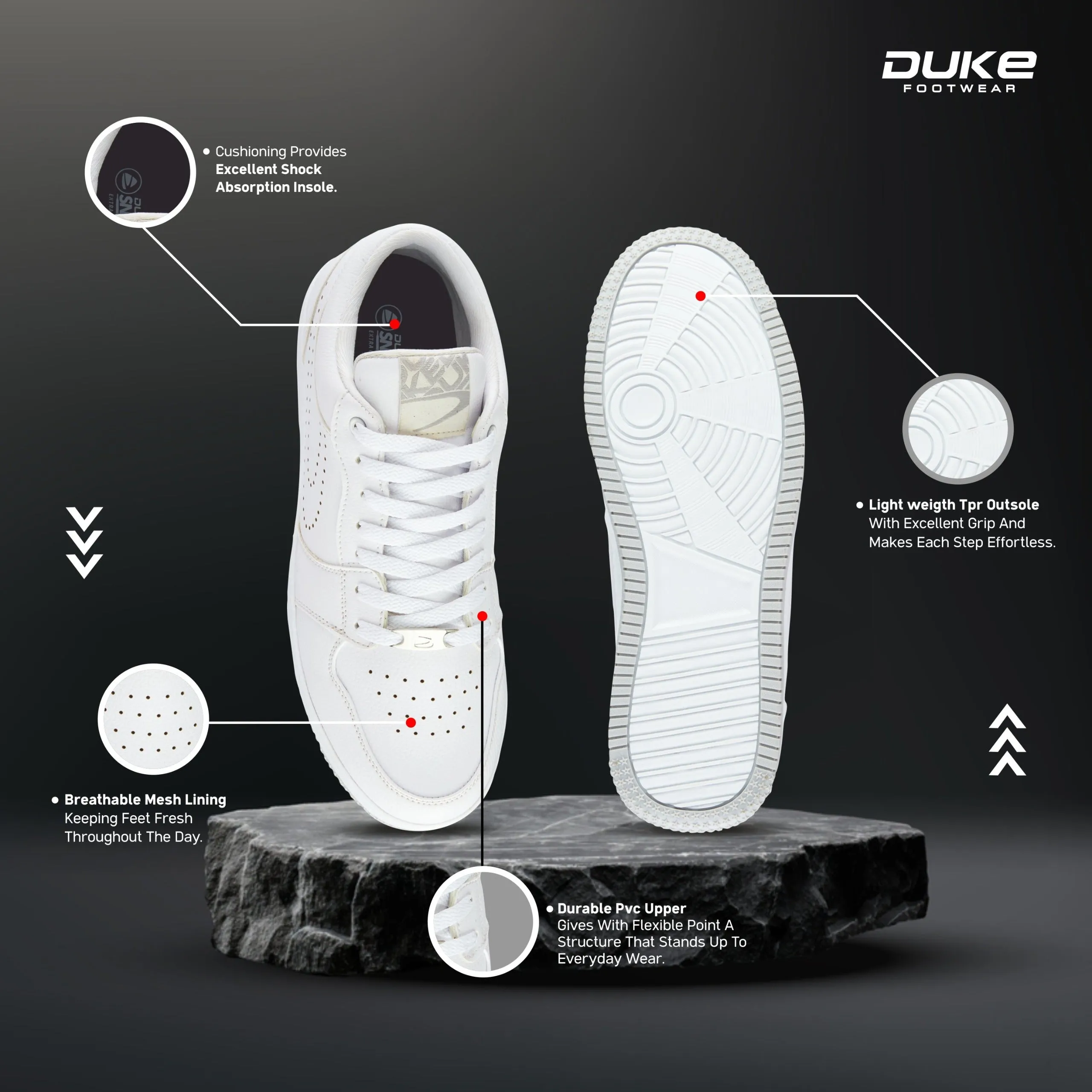 Duke Men Timeless Sneakers (FWOL2556)