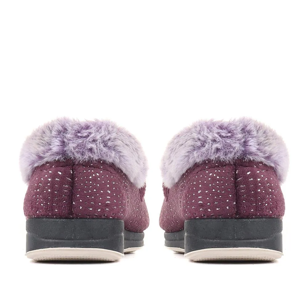 Extra-Wide Fit Cosy Slippers - CELENE / 322 481