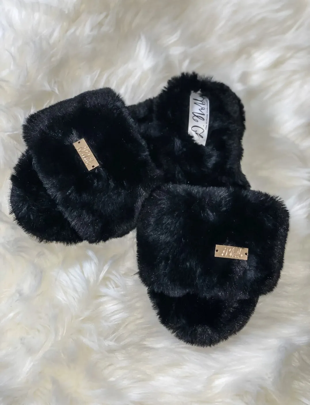 Faux-Fur Comfort Slippers