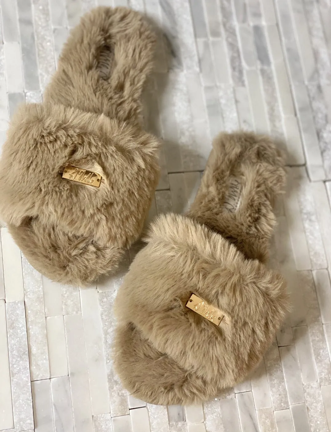 Faux-Fur Comfort Slippers