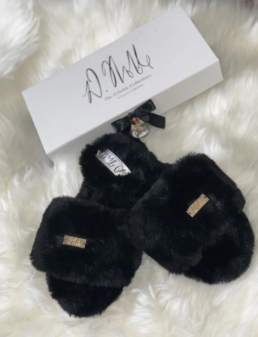 Faux-Fur Comfort Slippers