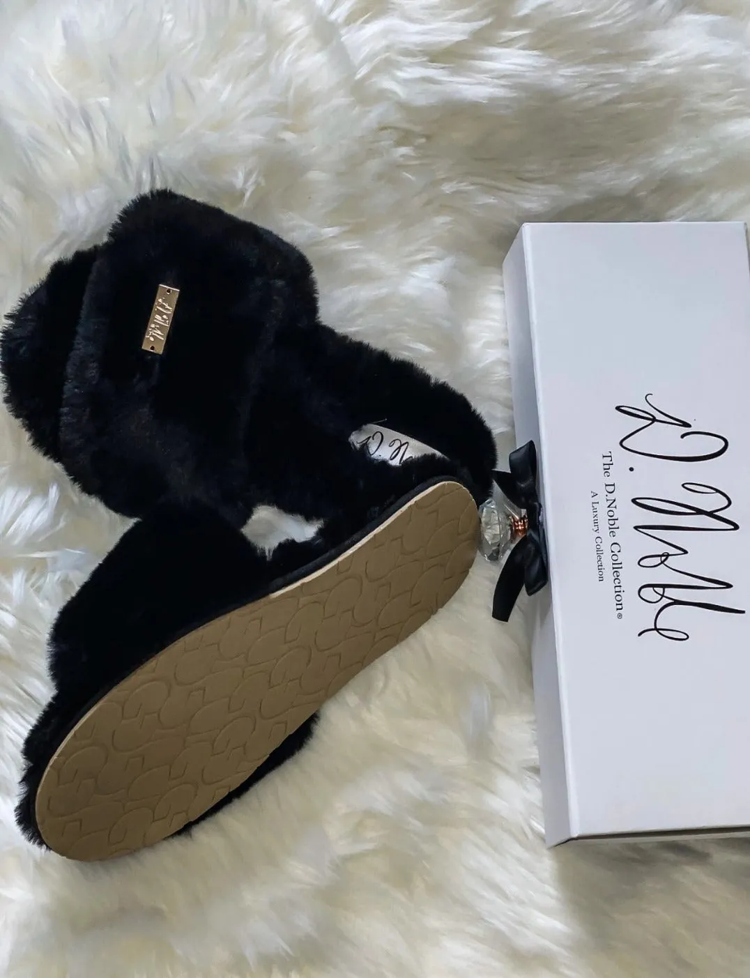Faux-Fur Comfort Slippers