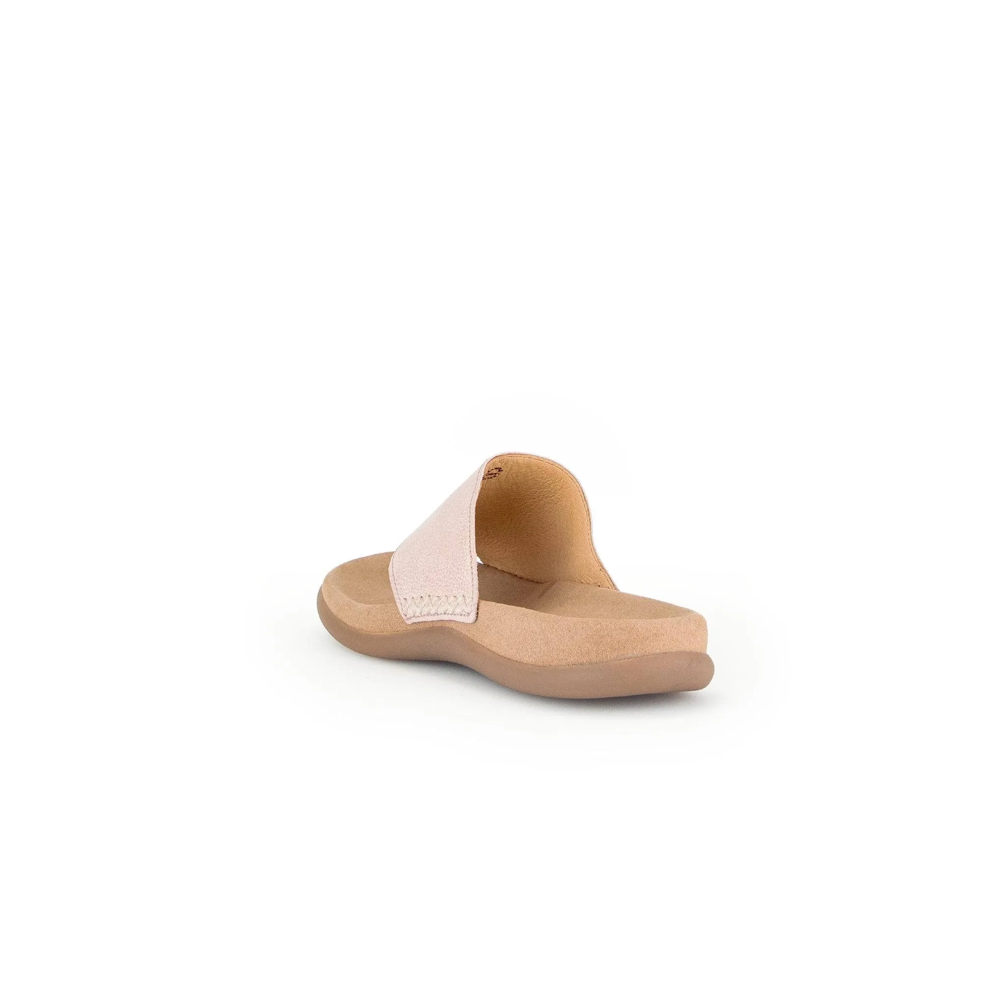 Gabor 43.700.63 Lanzarote Ladies Rose Pink Leather Slip On Sandals