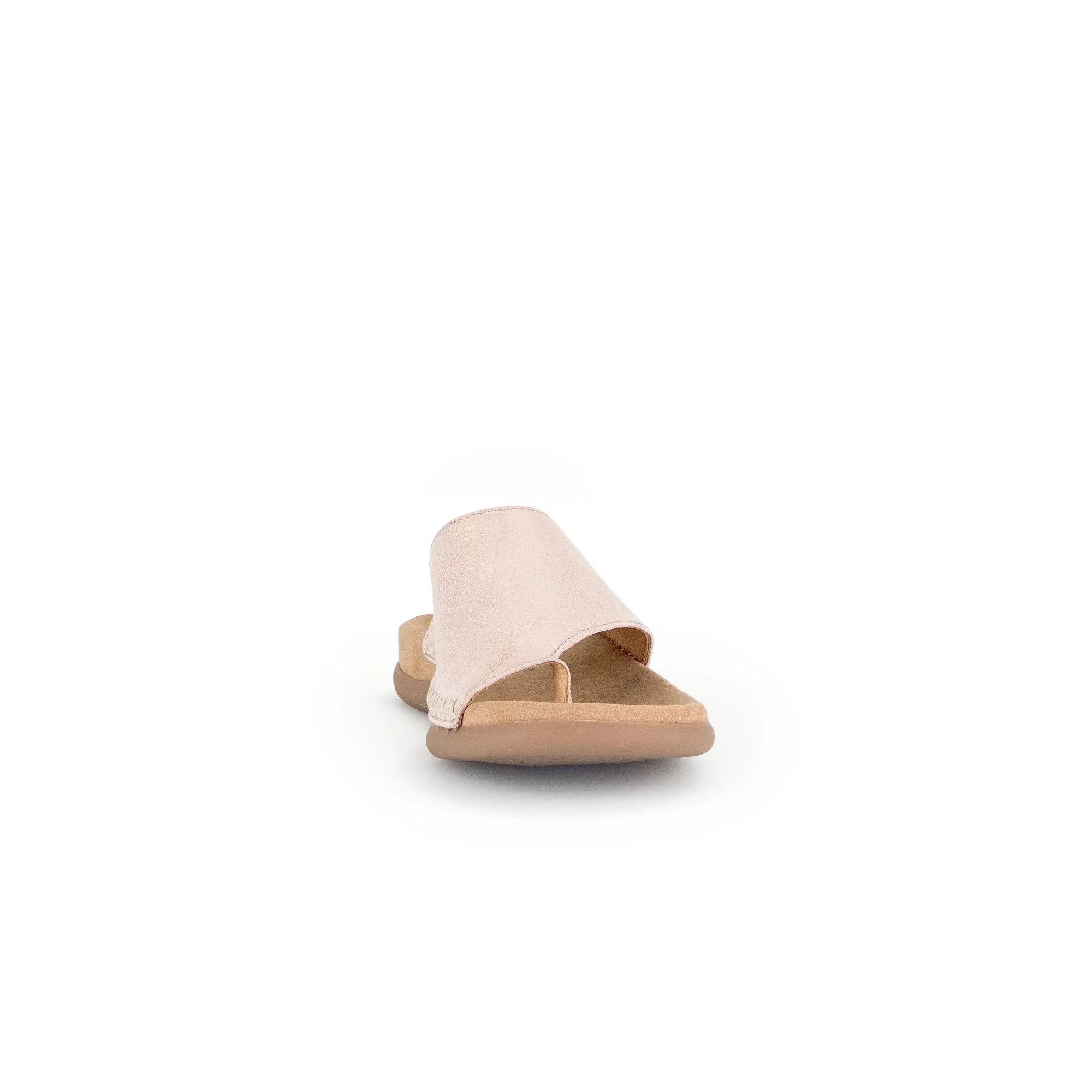 Gabor 43.700.63 Lanzarote Ladies Rose Pink Leather Slip On Sandals