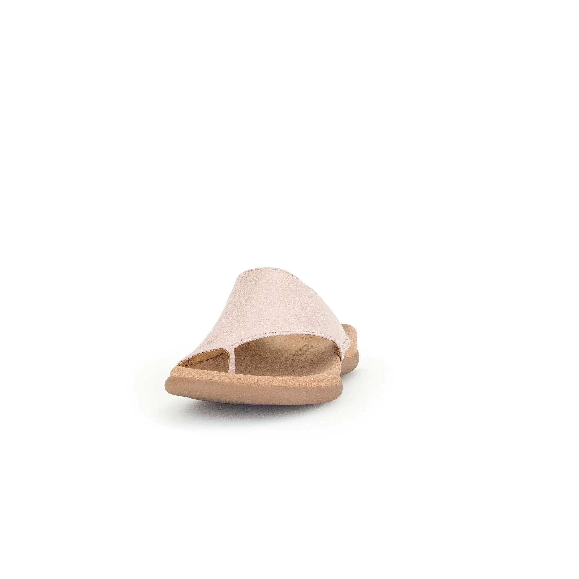 Gabor 43.700.63 Lanzarote Ladies Rose Pink Leather Slip On Sandals