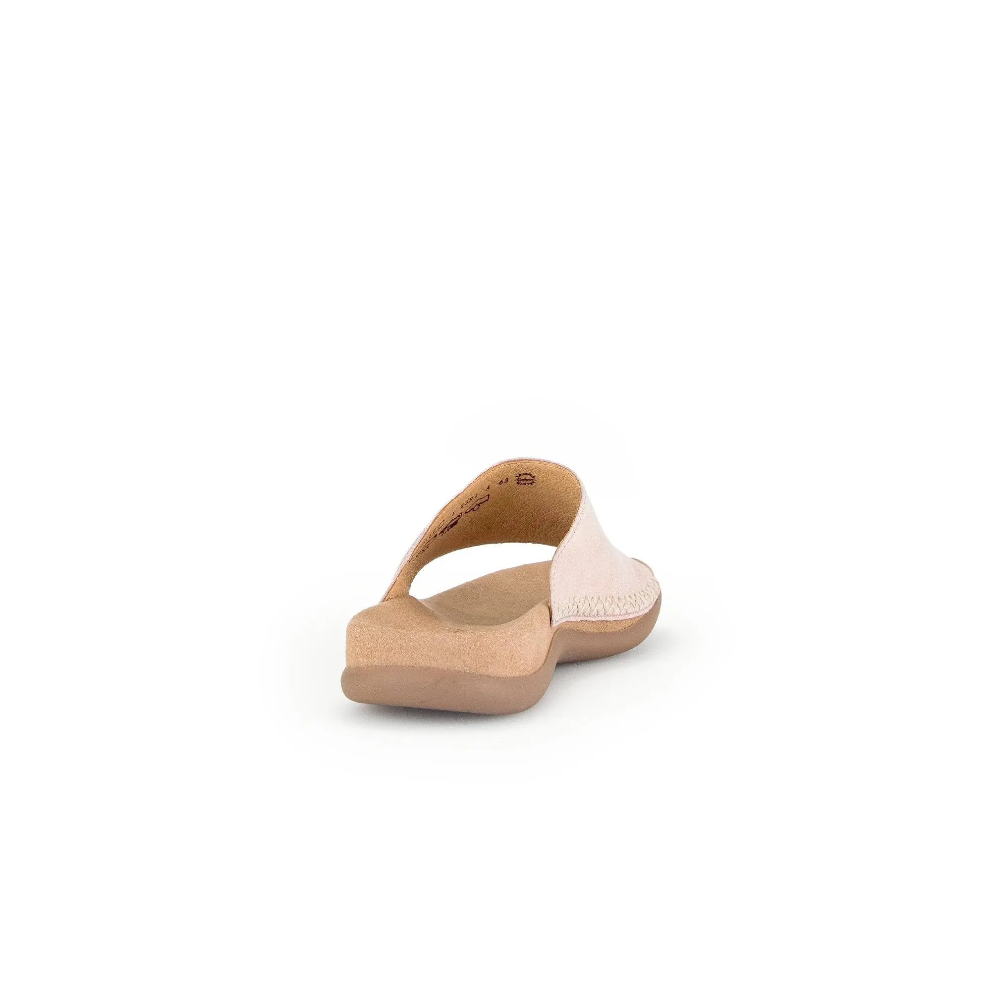 Gabor 43.700.63 Lanzarote Ladies Rose Pink Leather Slip On Sandals