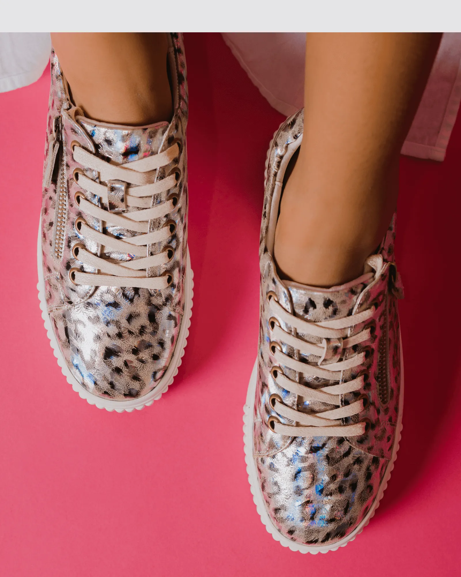 GIO SNEAKERS LEOPARD PRINT LEATHER