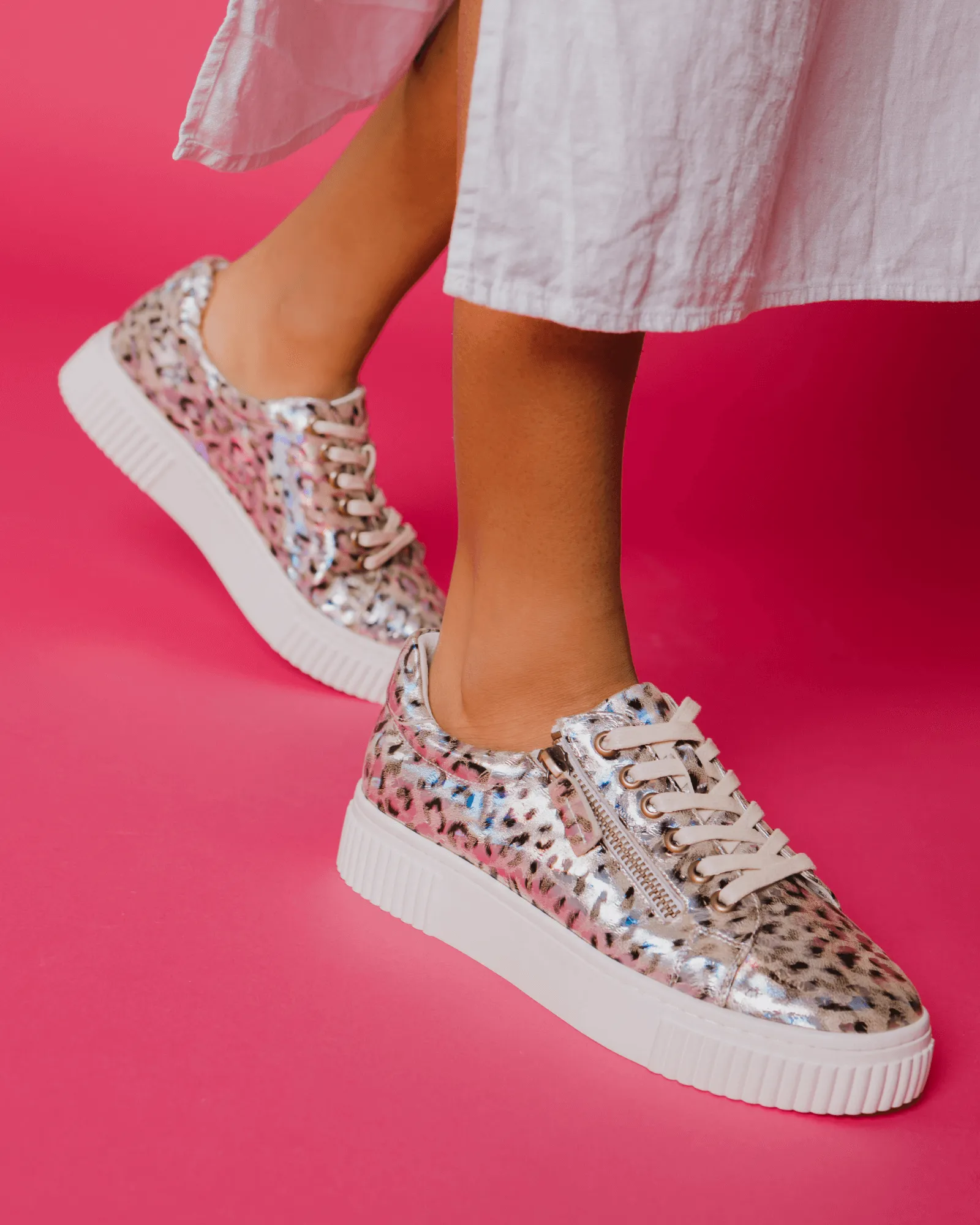 GIO SNEAKERS LEOPARD PRINT LEATHER