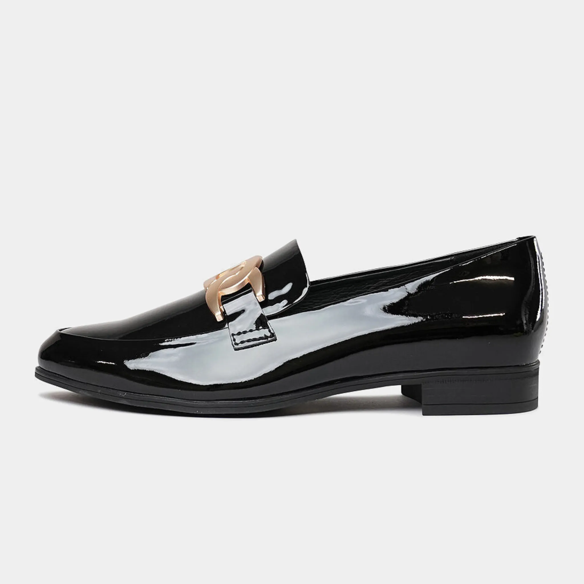 Gumper Black Patent Loafers