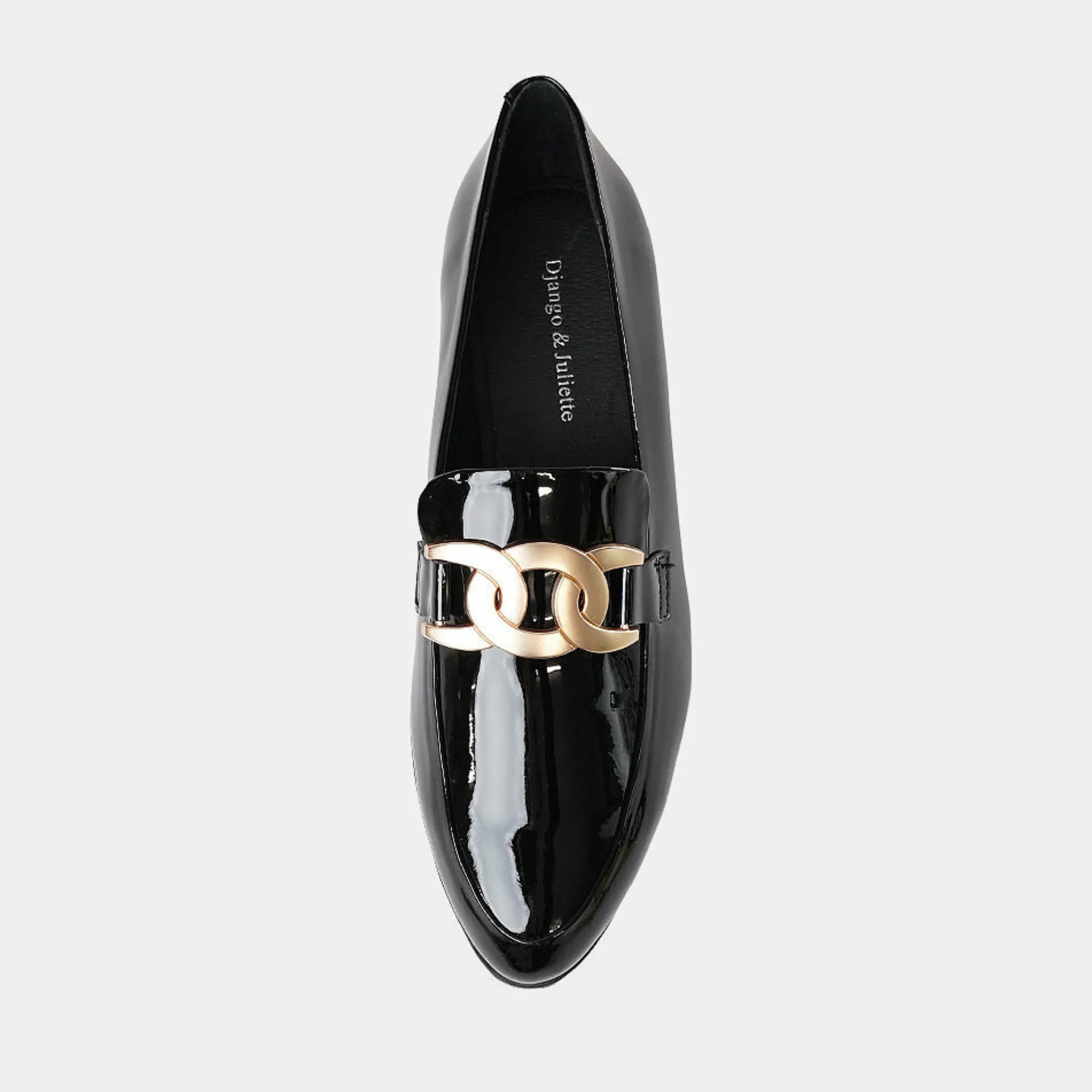 Gumper Black Patent Loafers