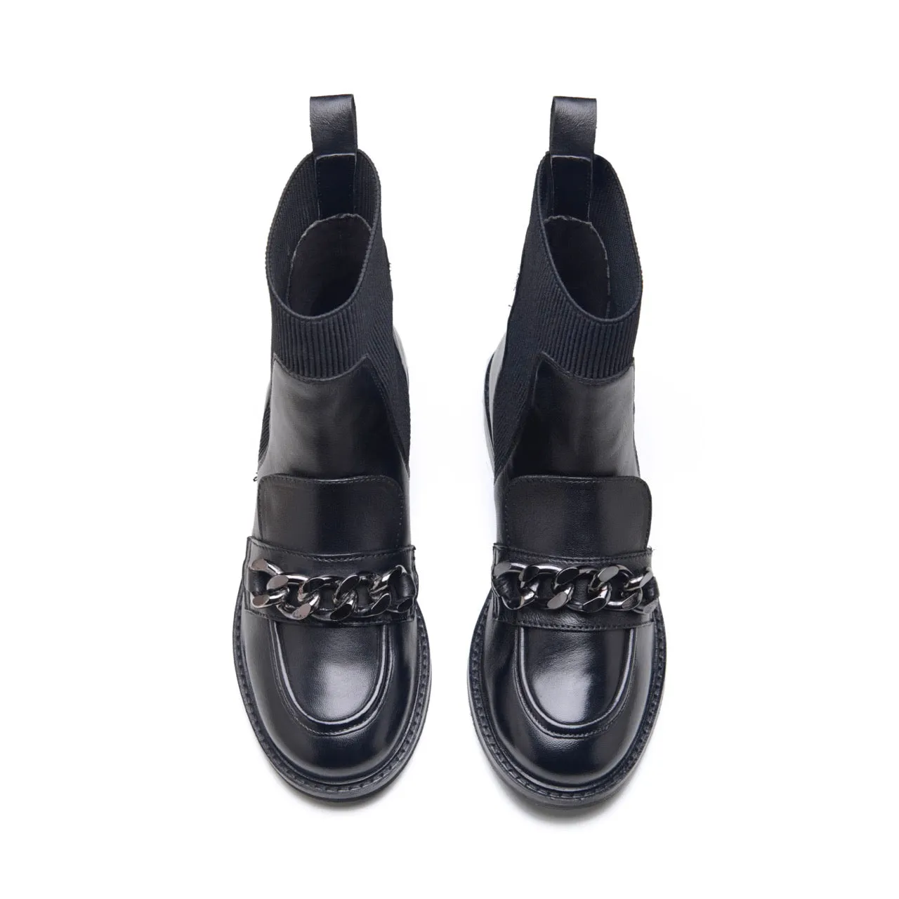 Lilou Womens Leather Ankle Boot