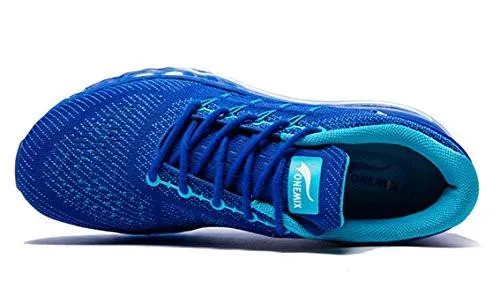 Onemix Air Running Shoes Light Gym Outdoor Walking Sneakers Blue Size 8 DM US