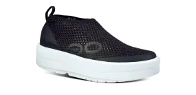 OOFOS Women's OOmega Chukka Shoe - White Black