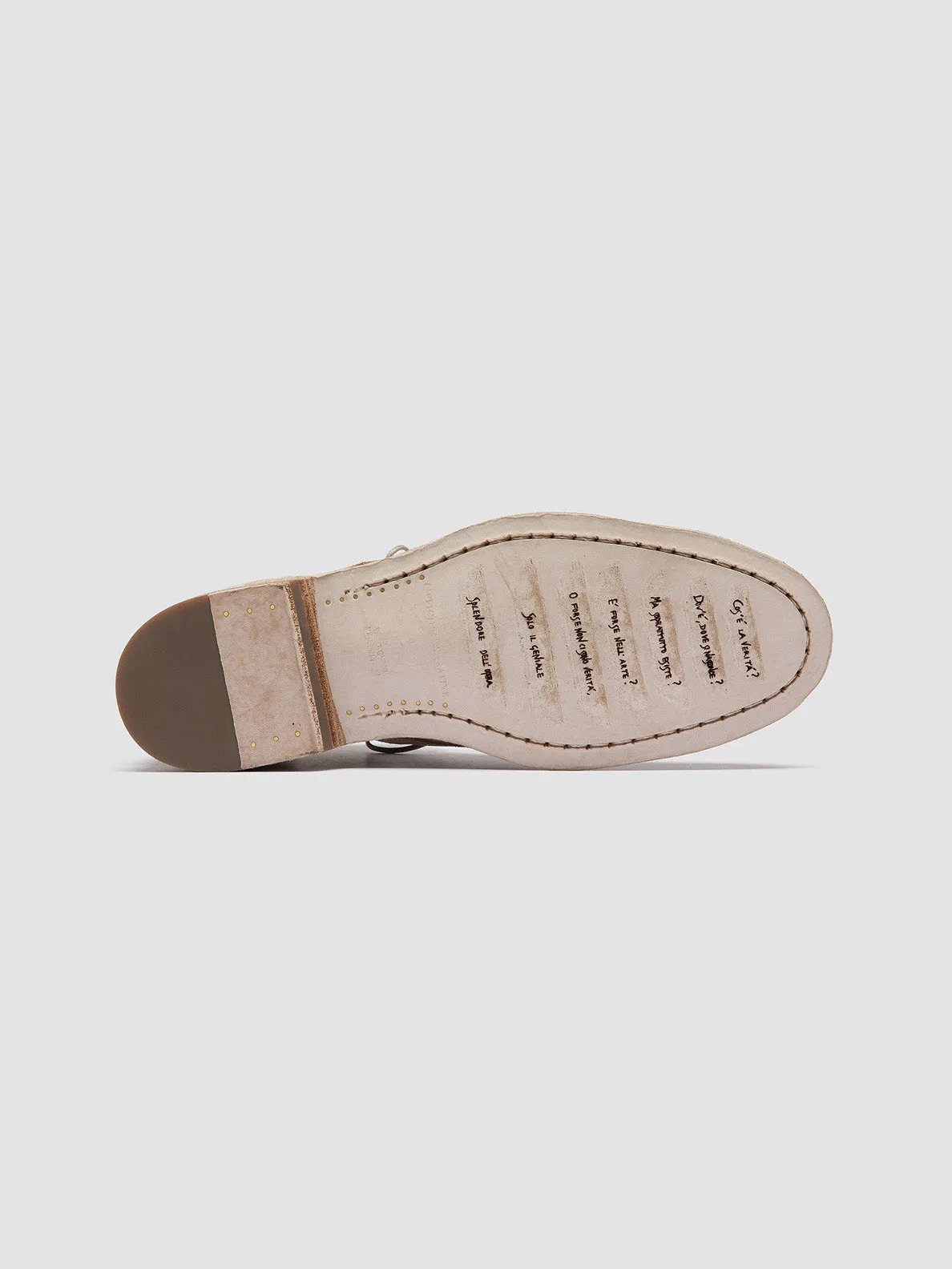 SOUND 003 - Beige Suede Lace-up Boots