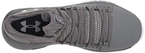 Under Armour Men's Drive 5 Low Basketball Shoe, Graphite (101)/White, 15