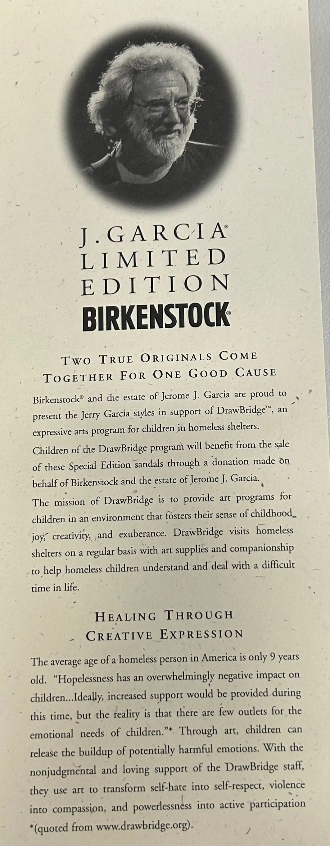 Vintage Jerry Garcia Papillio Arizona by Birkenstock