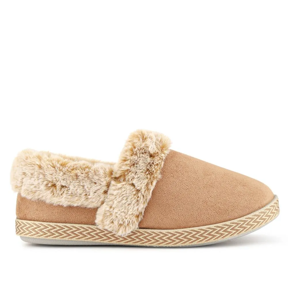 Warm-Lined Memory Foam Slippers - QING40038 / 326 611