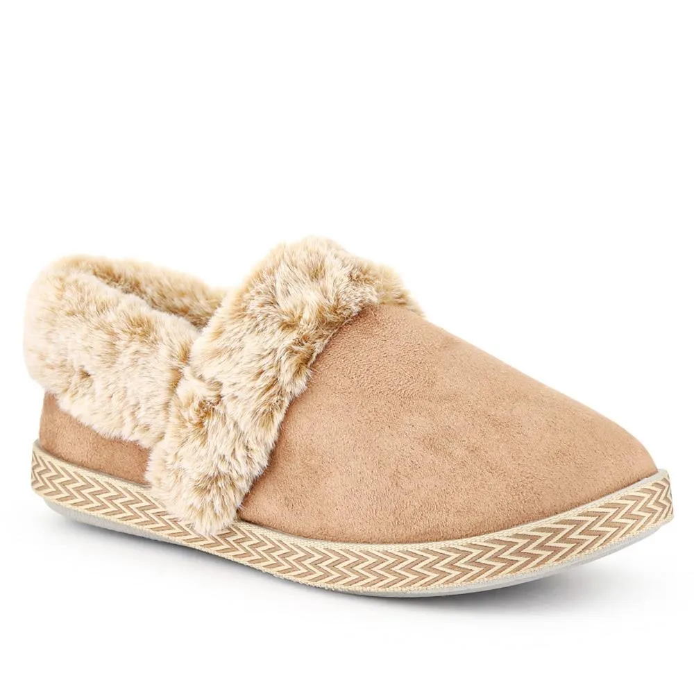 Warm-Lined Memory Foam Slippers - QING40038 / 326 611