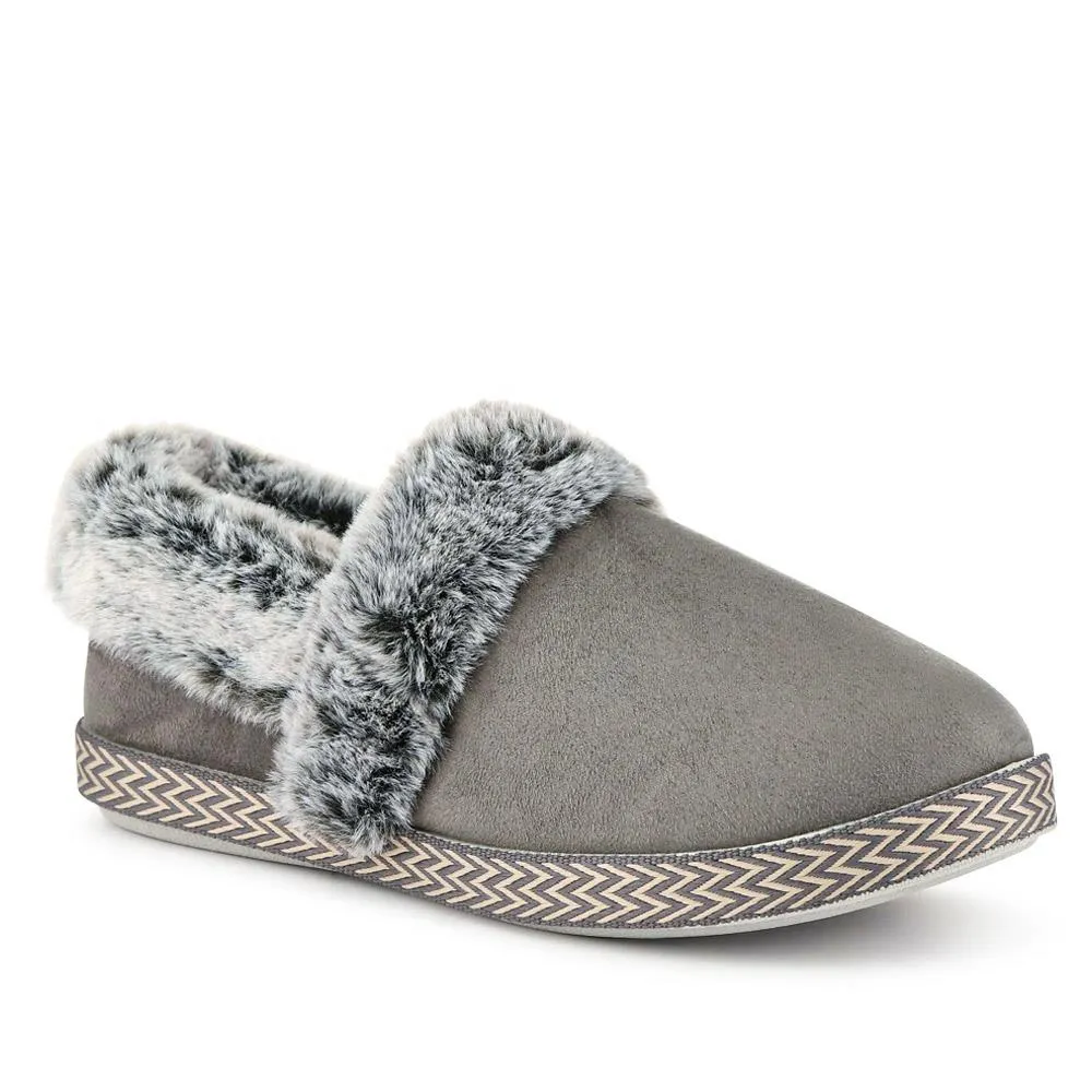 Warm-Lined Memory Foam Slippers - QING40038 / 326 611