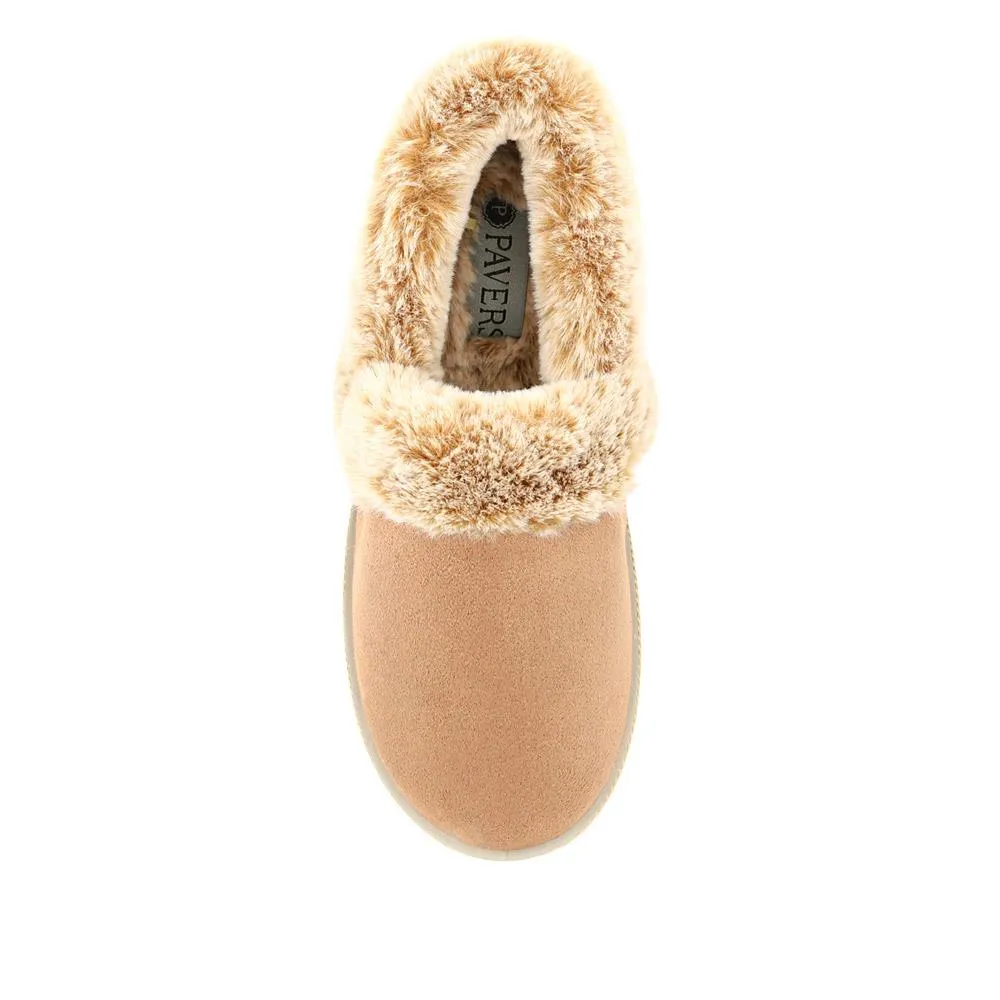 Warm-Lined Memory Foam Slippers - QING40038 / 326 611