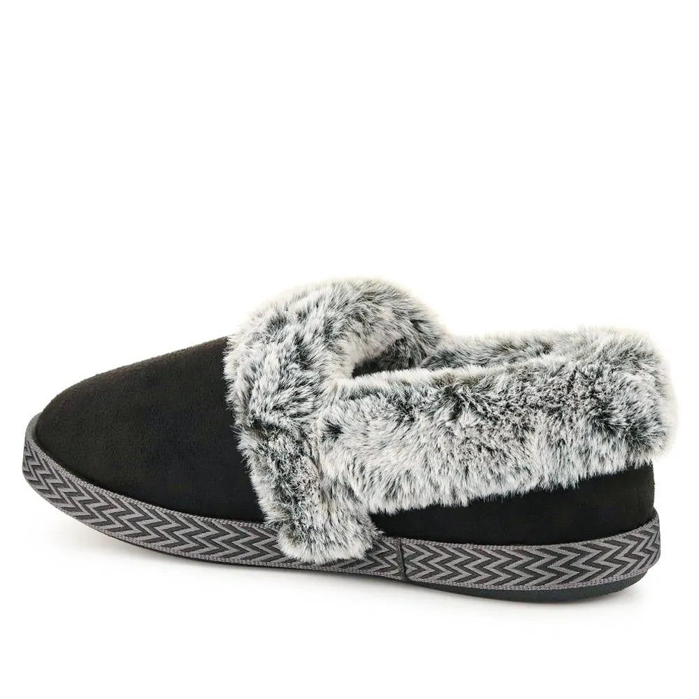 Warm-Lined Memory Foam Slippers - QING40038 / 326 611