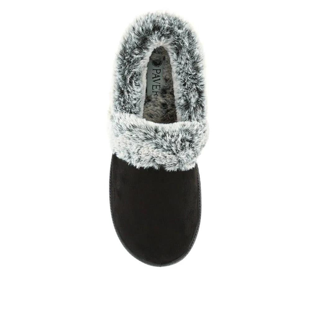 Warm-Lined Memory Foam Slippers - QING40038 / 326 611
