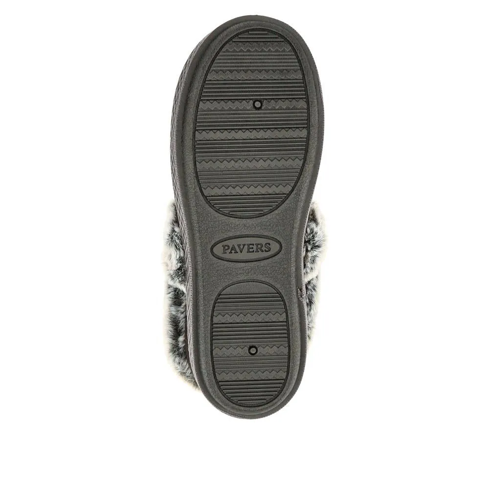 Warm-Lined Memory Foam Slippers - QING40038 / 326 611