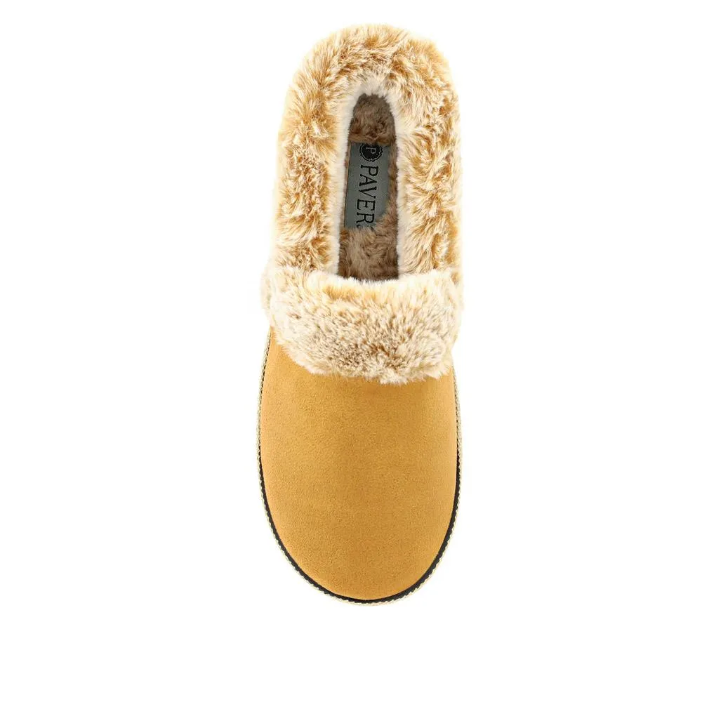 Warm-Lined Memory Foam Slippers - QING40038 / 326 611