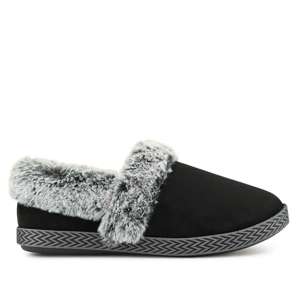 Warm-Lined Memory Foam Slippers - QING40038 / 326 611