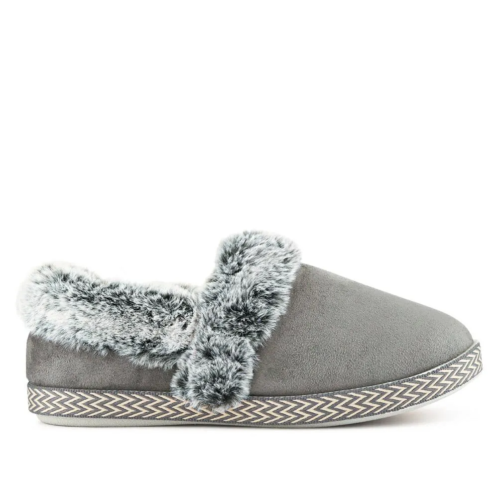 Warm-Lined Memory Foam Slippers - QING40038 / 326 611