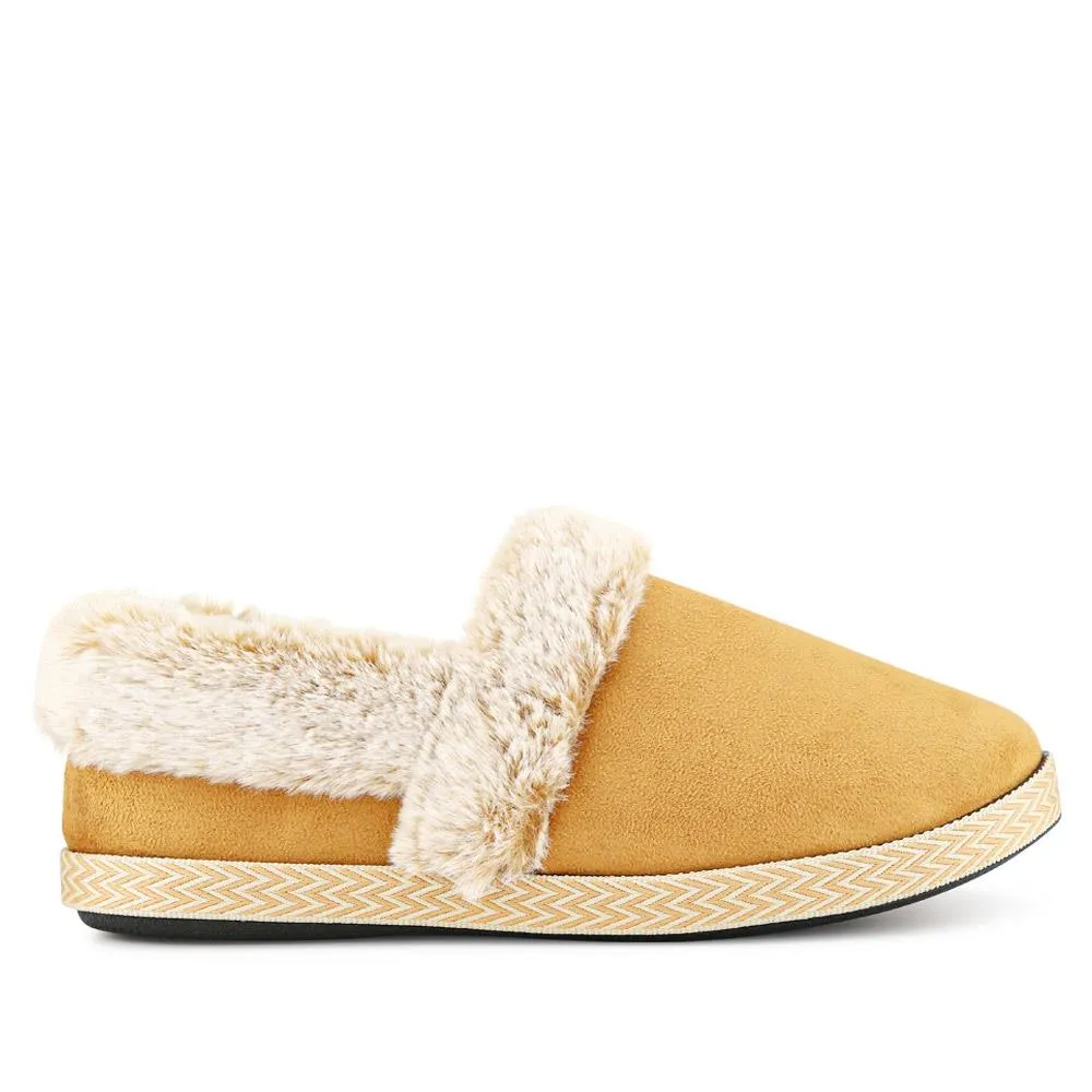 Warm-Lined Memory Foam Slippers - QING40038 / 326 611